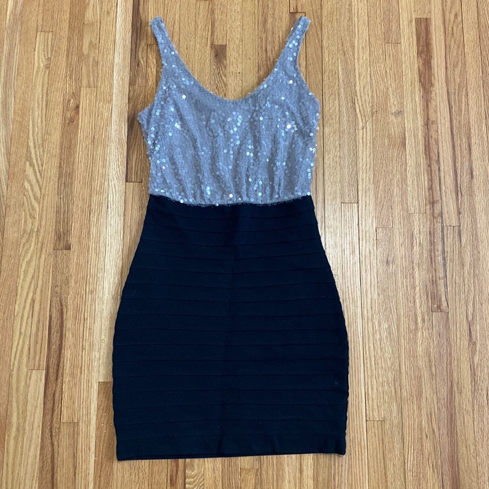 Express Sequence Cocktail Dress